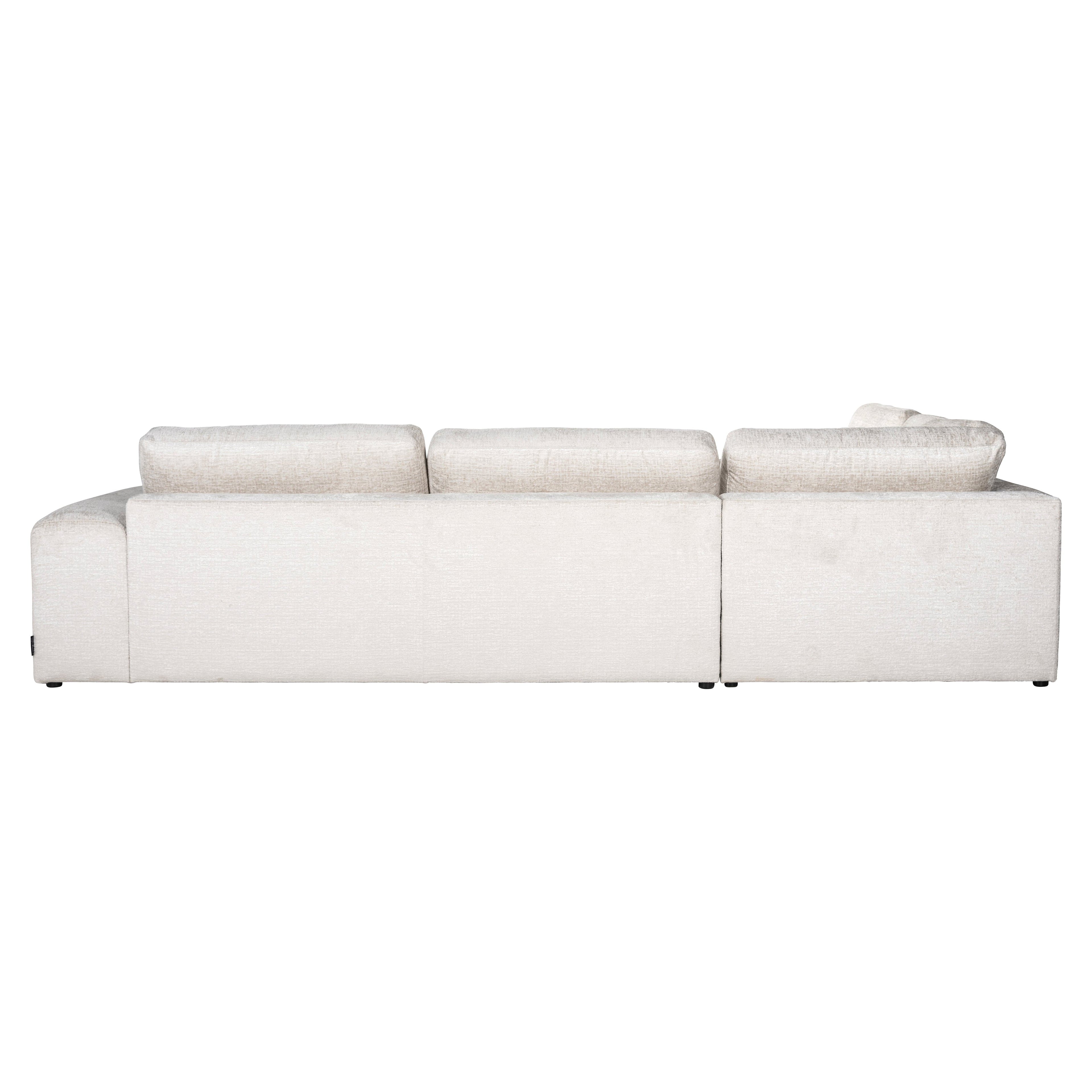 Richmond Interiors - Couch Lund 3 Sitzer + Ottomane links cream fusion 4-Sitzer Sofa Richmond Interiors