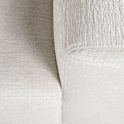 Richmond Interiors Sofa Lund cream fusion 3-seater + ottoman left Sofa Richmond Interiors