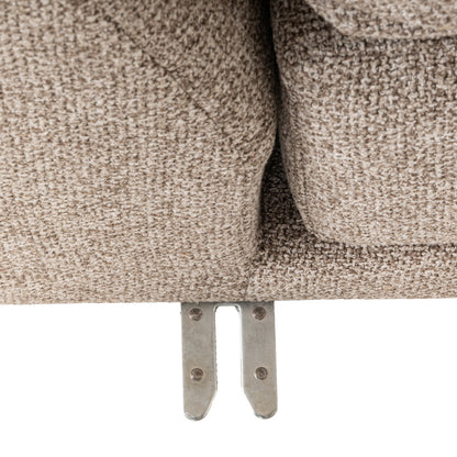 Richmond Interiors Sofa Trentino cayenne brown 3,5-seater + lounge left or right