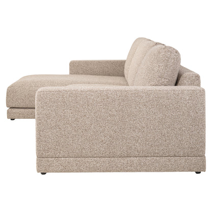 Richmond Interiors Sofa Trentino cayenne brown 3,5-seater + lounge left or right Richmond Interiors
