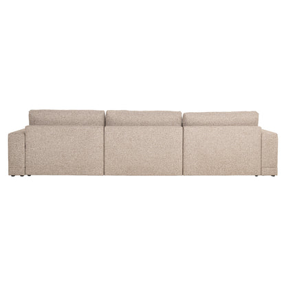 Richmond Interiors Sofa Trentino cayenne brown 3,5-seater + lounge left or right