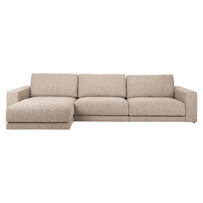 Richmond Interiors Sofa Trentino cayenne brown 3,5-seater + lounge left or right Richmond Interiors