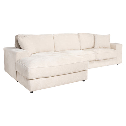 Richmond Interiors Sofa Santos niagara beige 2,5-seater + lounge left Sofa Richmond Interiors