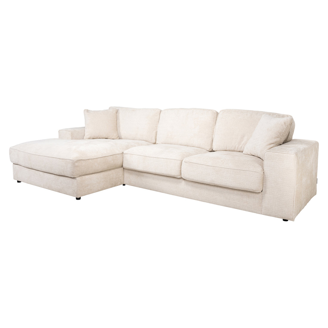 Richmond Interiors Sofa Santos niagara beige 2,5-seater + lounge left Sofa Richmond Interiors