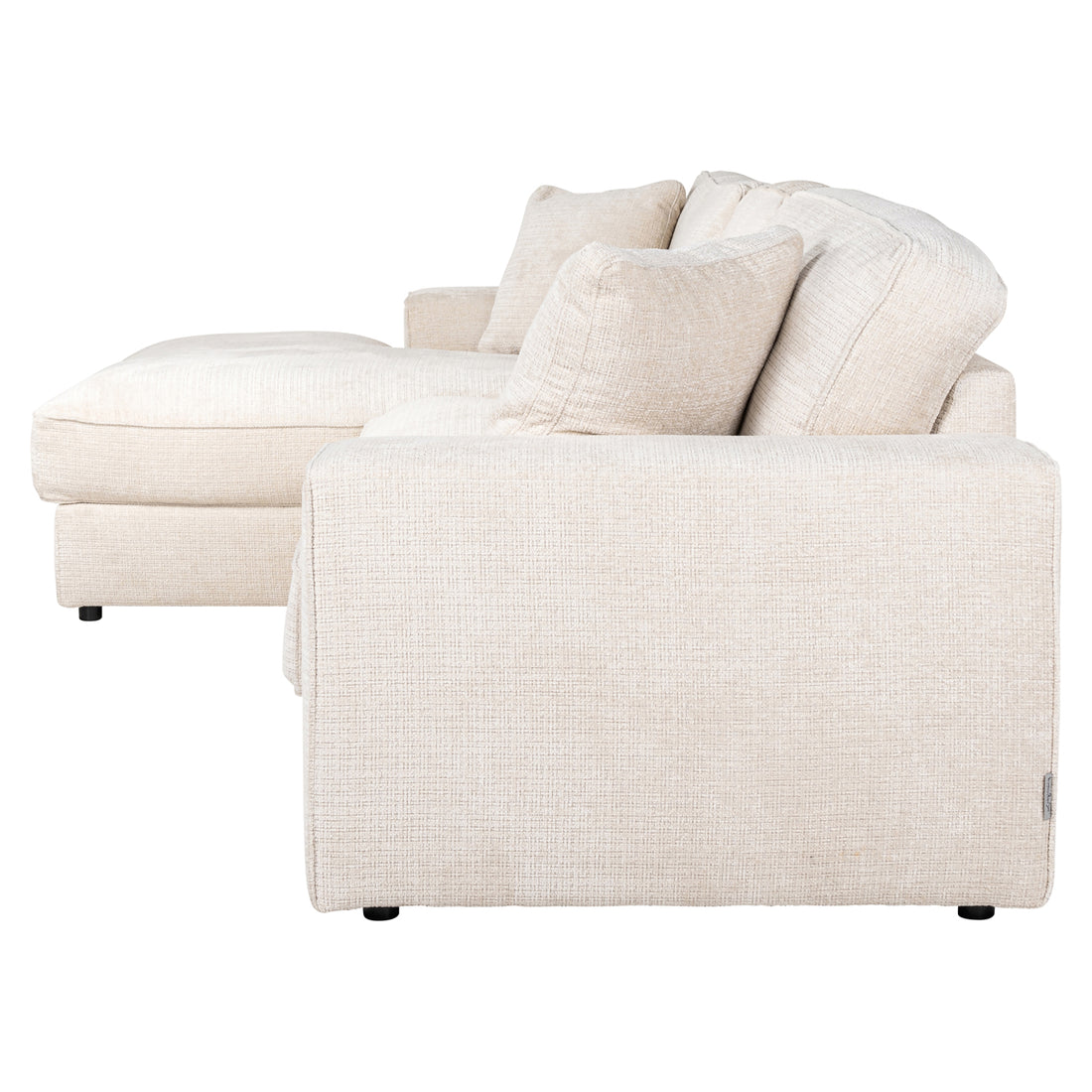 Richmond Interiors Sofa Santos niagara beige 2,5-seater + lounge left Sofa Richmond Interiors