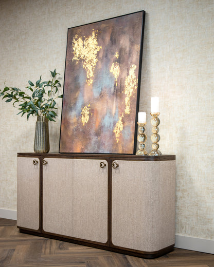 Richmond Interiors Wandkunst Golden gleam gold Richmond Interiors