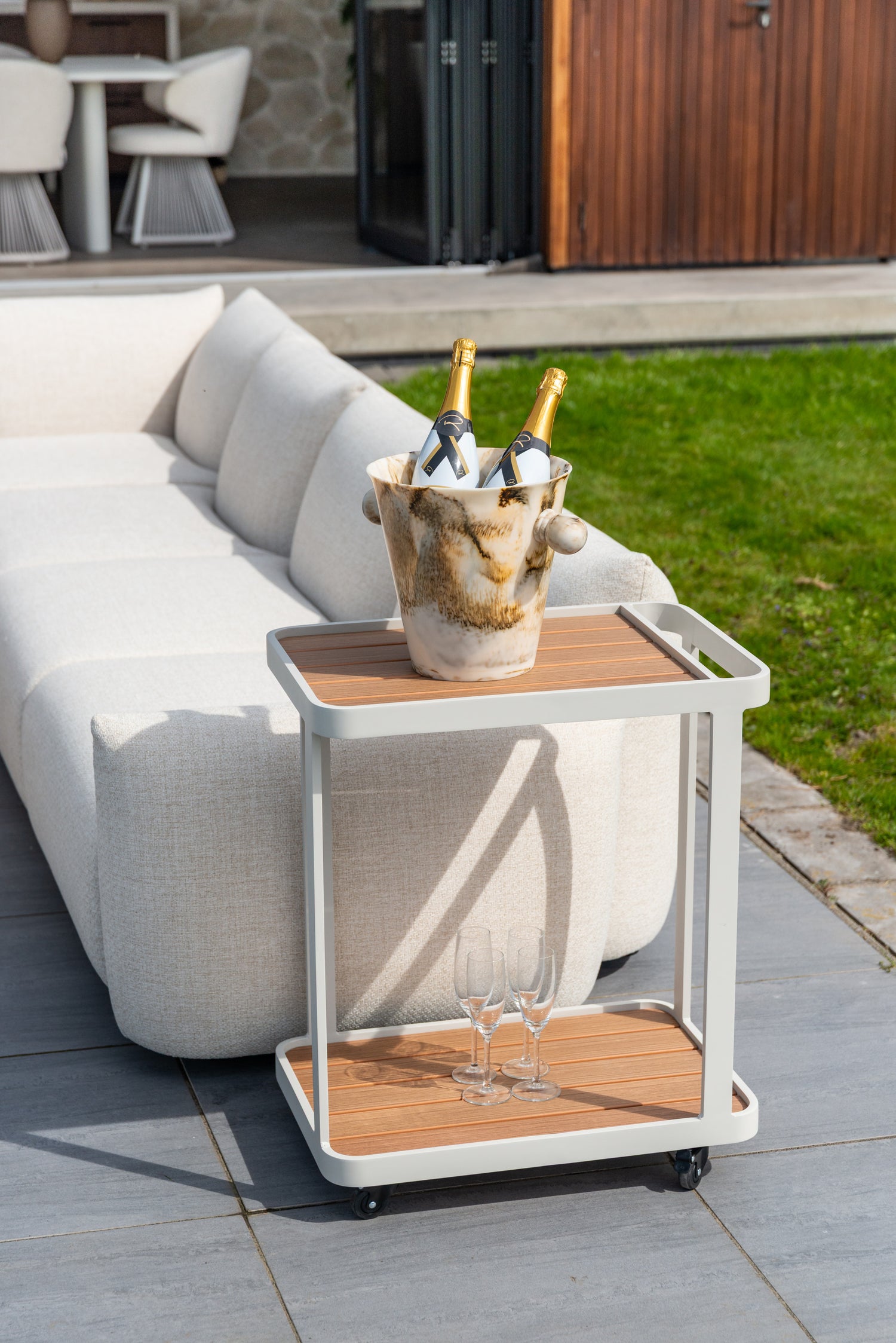 Richmond Interiors Garten Wagen Spritz beige Garten Wagen Richmond Interiors