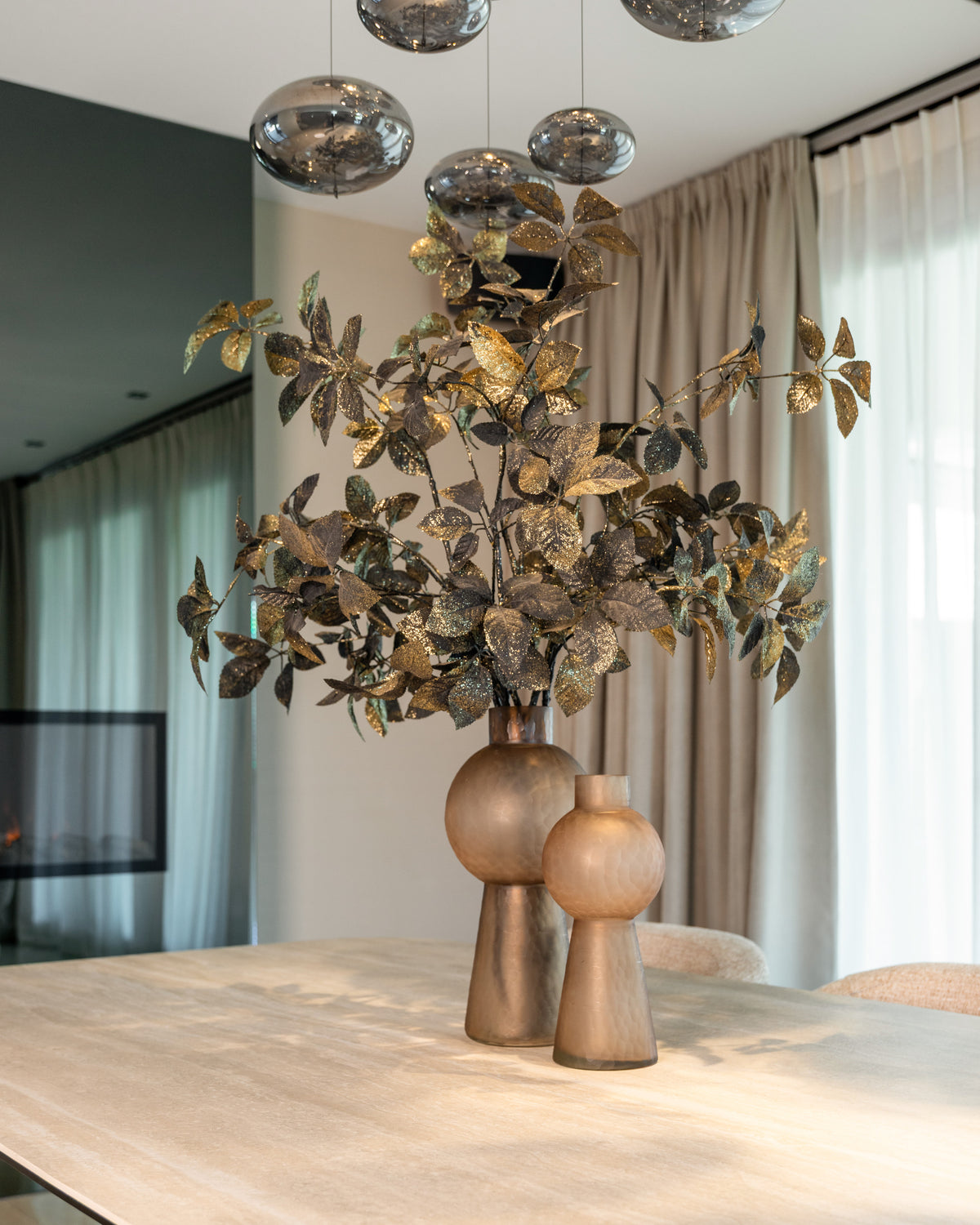 Richmond Interiors Vase Ora brown small Richmond Interiors