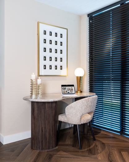 Richmond Interiors Wandkunst Bear black/gold Wandkunst Richmond Interiors