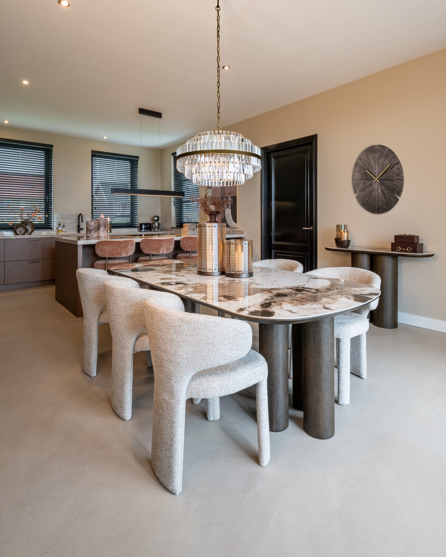 Richmond Interiors Windlicht Crane brown small Richmond Interiors