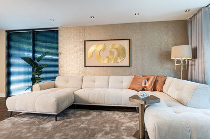 Richmond Interiors Sofatisch Hexa (Brushed Gold) Sofatisch Richmond Interiors