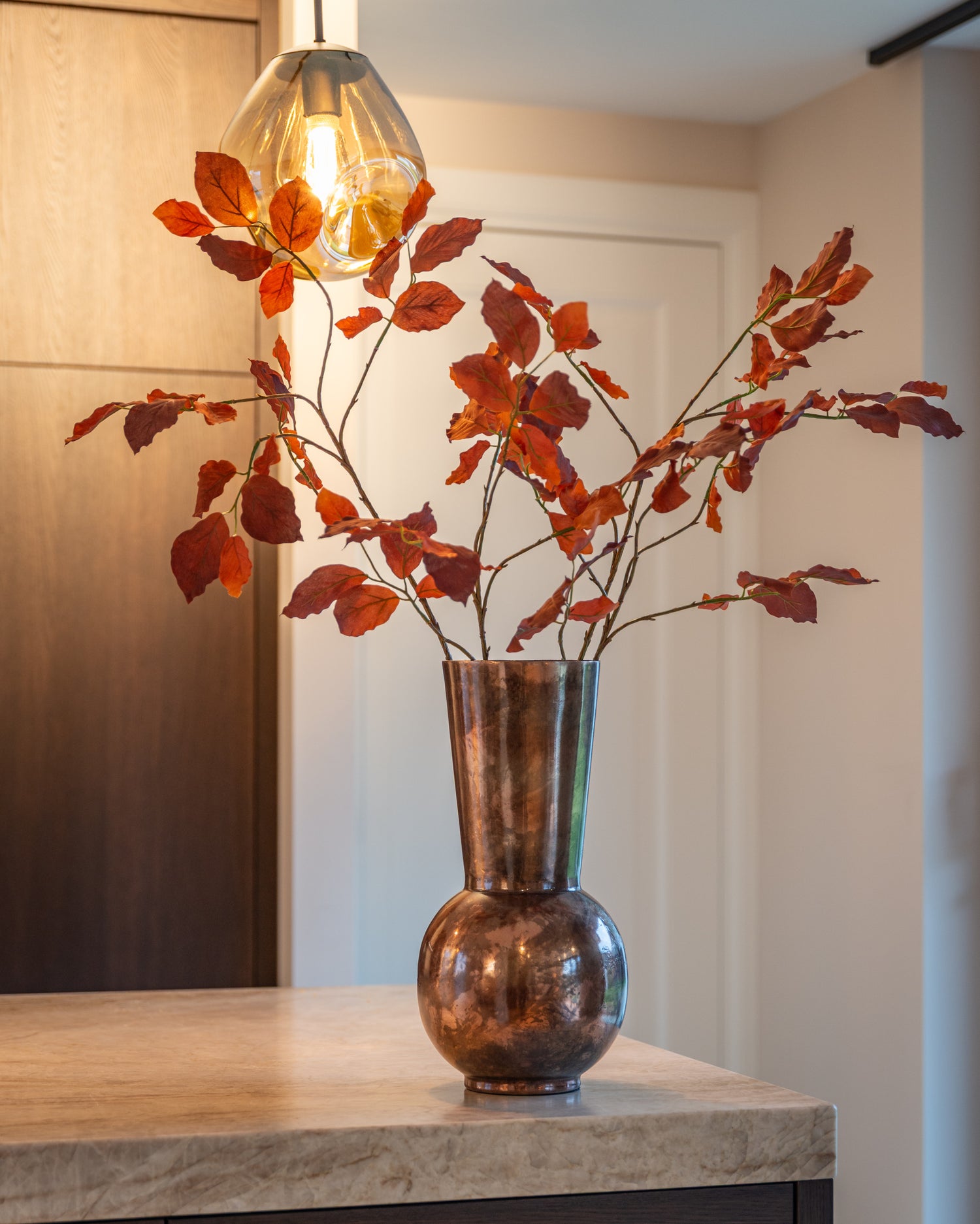 Richmond Interiors Vase Jolise copper large