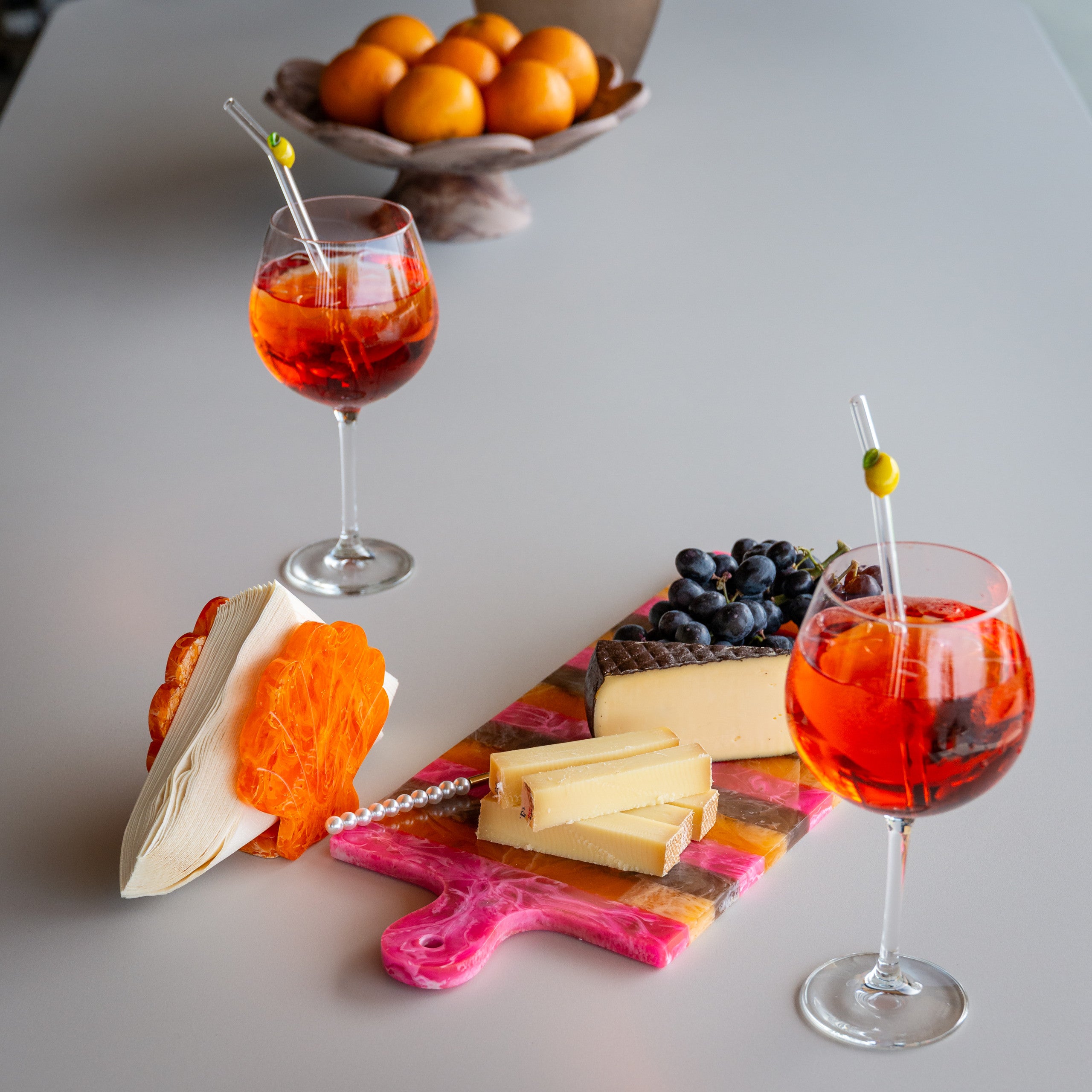Richmond Interiors Wein- &amp; Barzubehör Shelly orange napkin holder Wein- &amp; Barzubehör Richmond Interiors