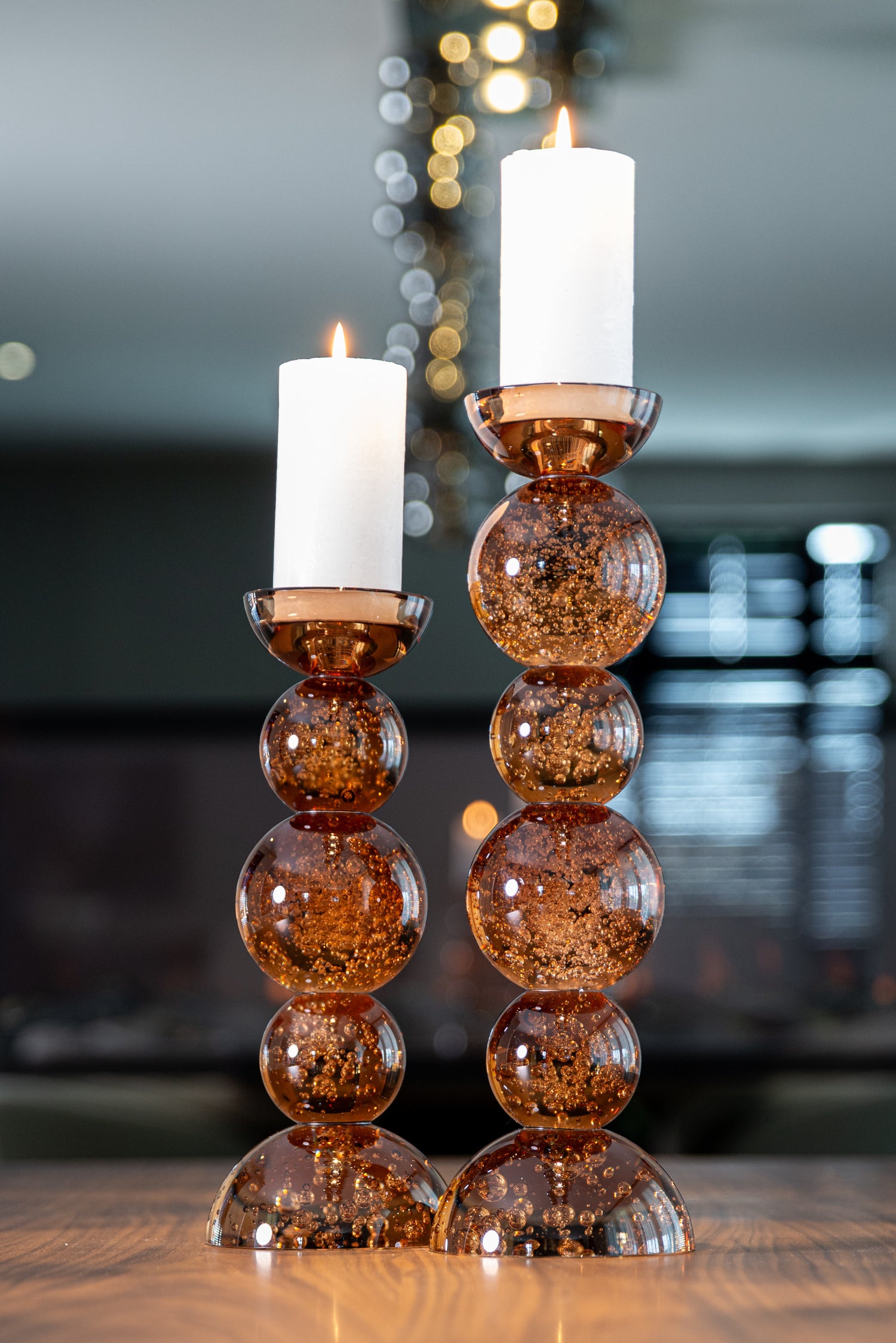 Richmond Interiors Kerzenhalter Jolita brown small Kerzenhalter Richmond Interiors