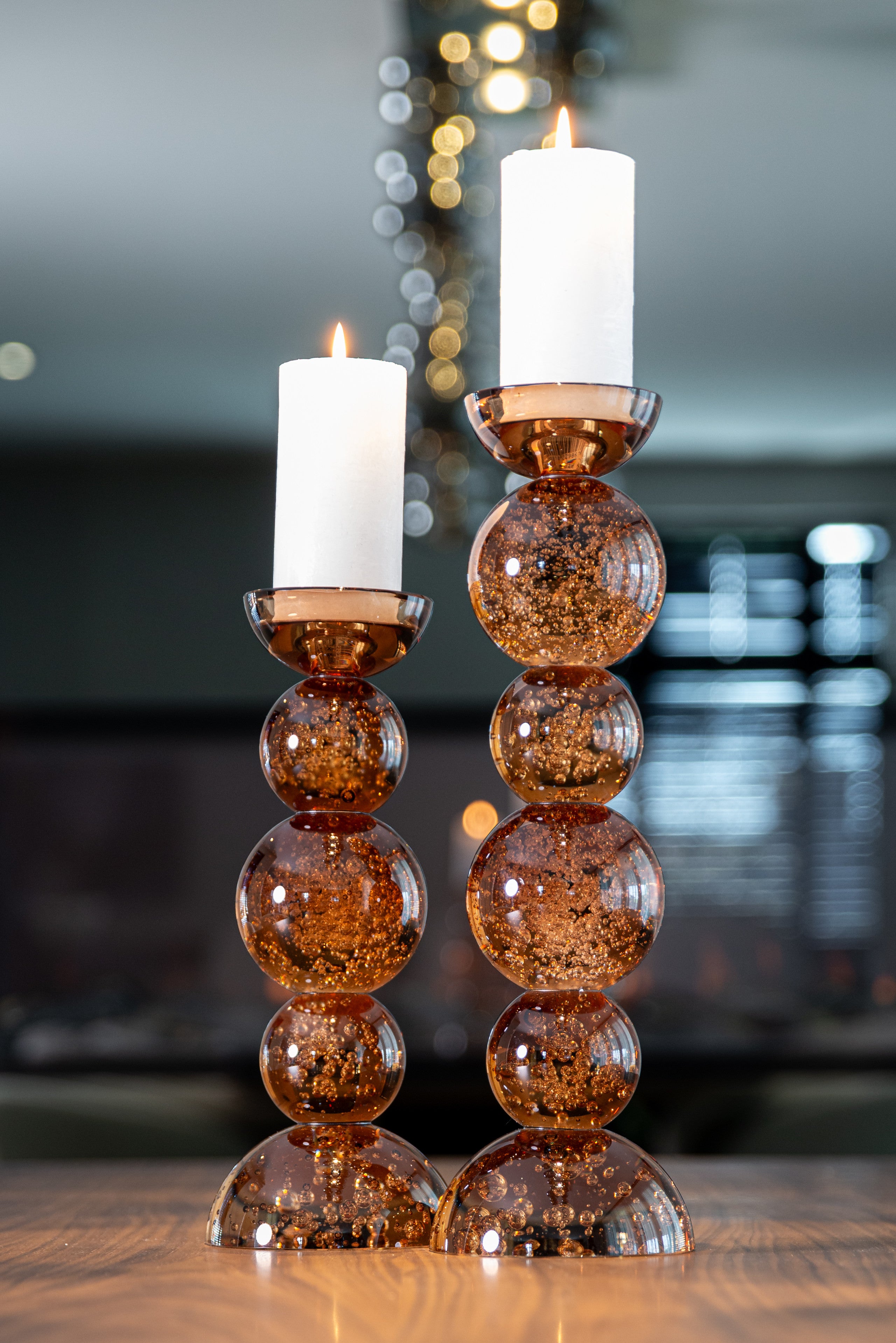 Richmond Interiors Kerzenhalter Jolita brown large Kerzenhalter Richmond Interiors