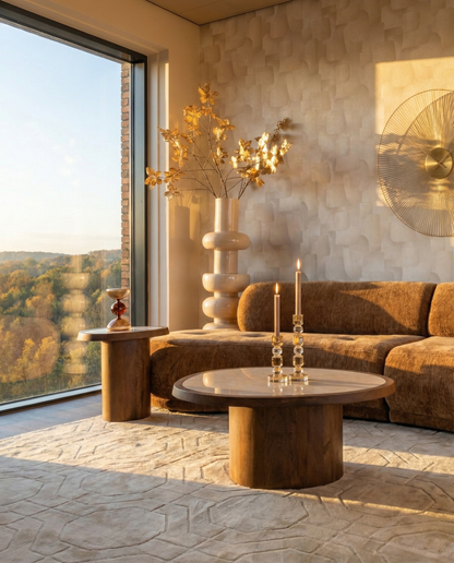Richmond Interiors Beistelltisch Melrose spicebrown Beistelltisch Richmond Interiors