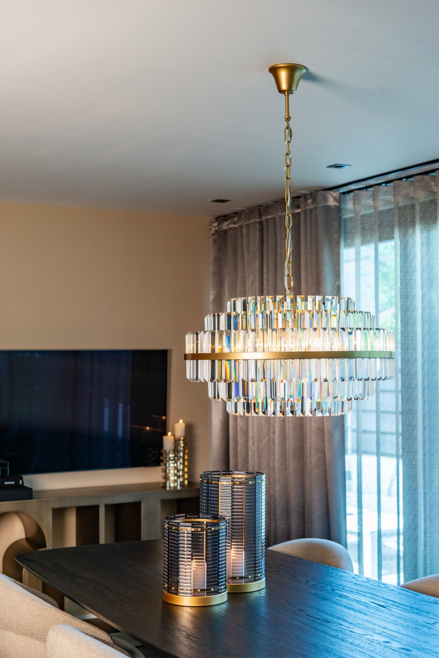 Richmond Interiors Pendelleuchte Desire brushed gold small Pendelleuchte Richmond Interiors