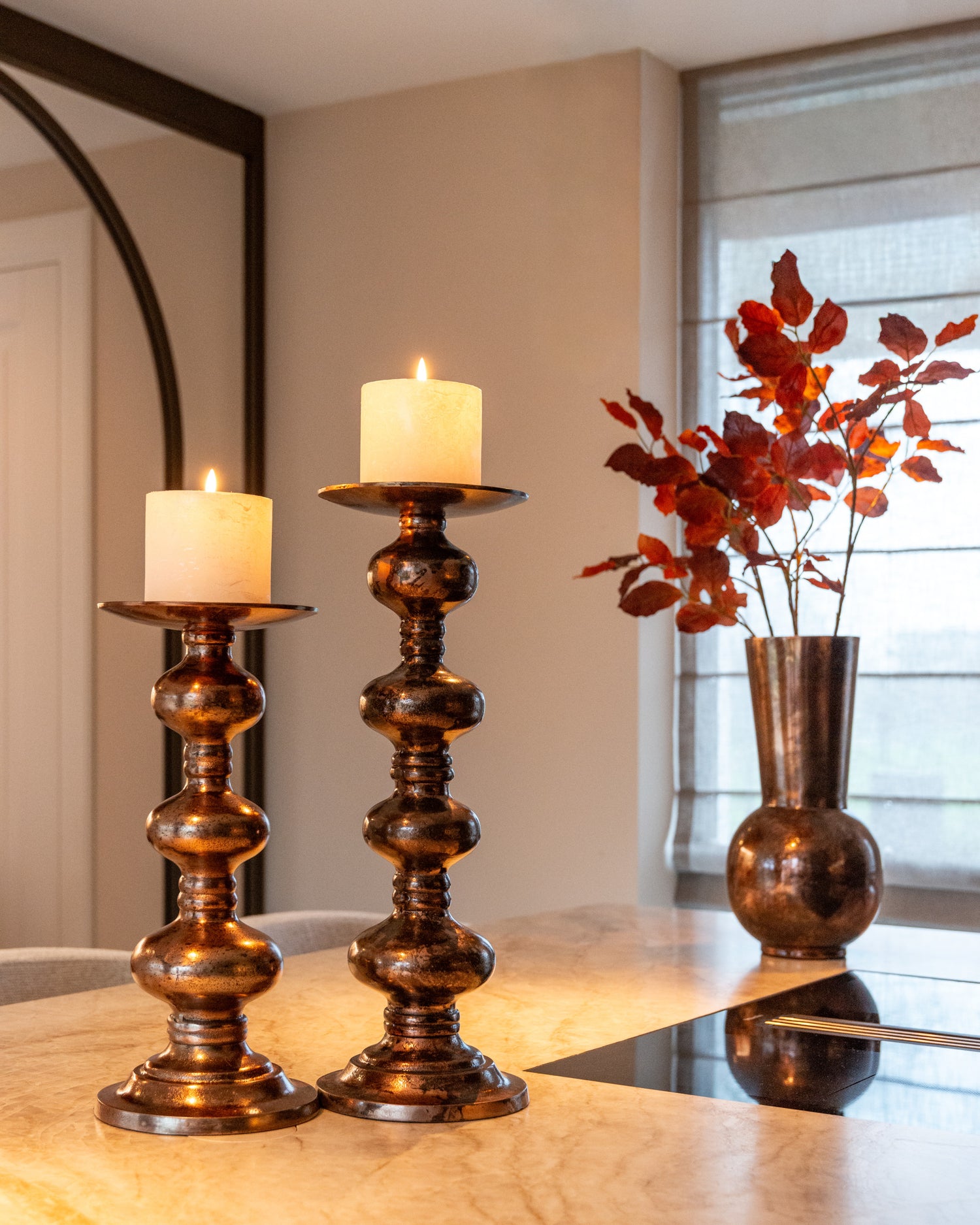 Richmond Interiors Vase Jolise copper small