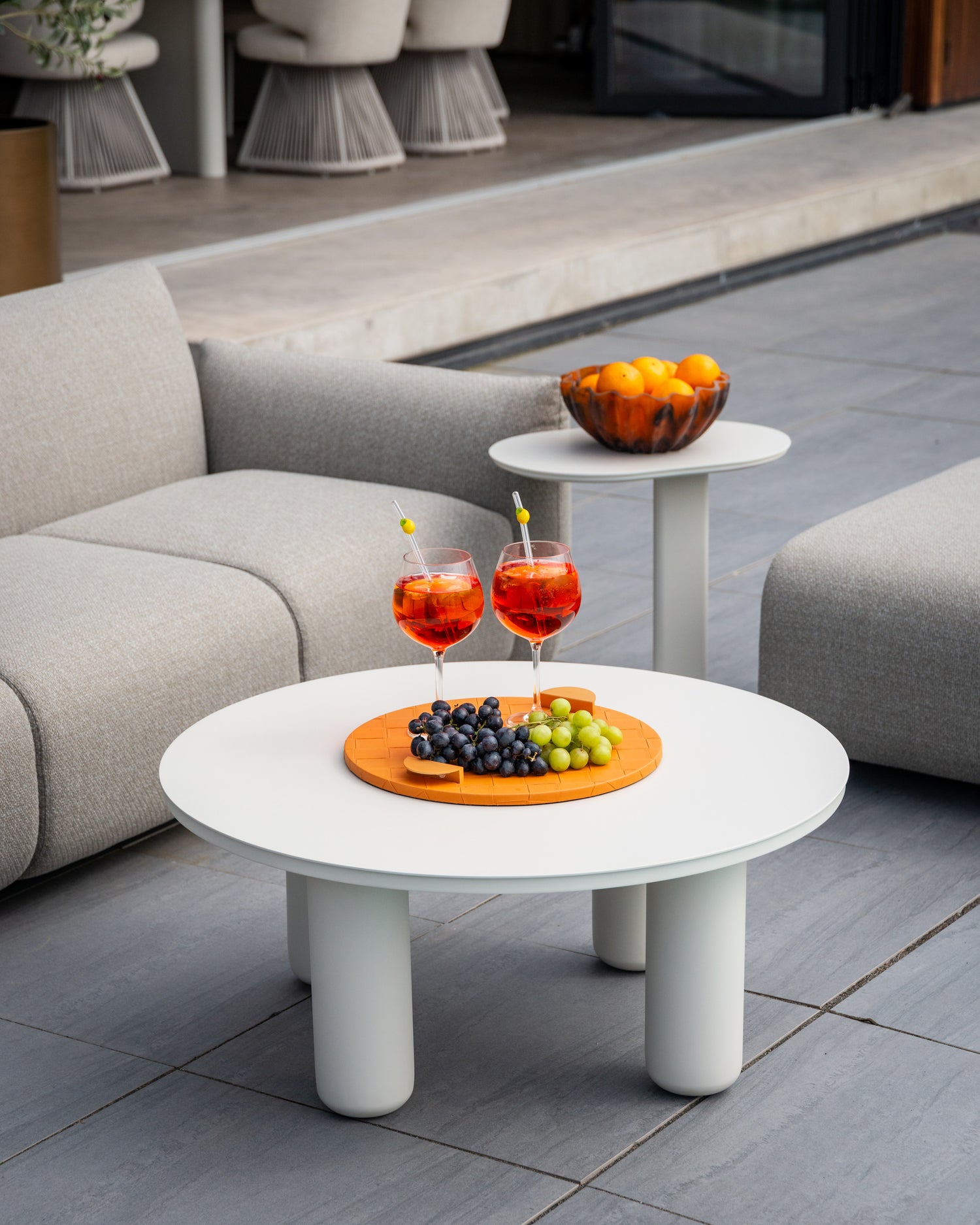 Richmond Interiors Tablett Mavey orange