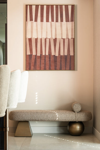 Richmond Interiors Bank Alexander Jones brown tweed fire retardant (Geneva)