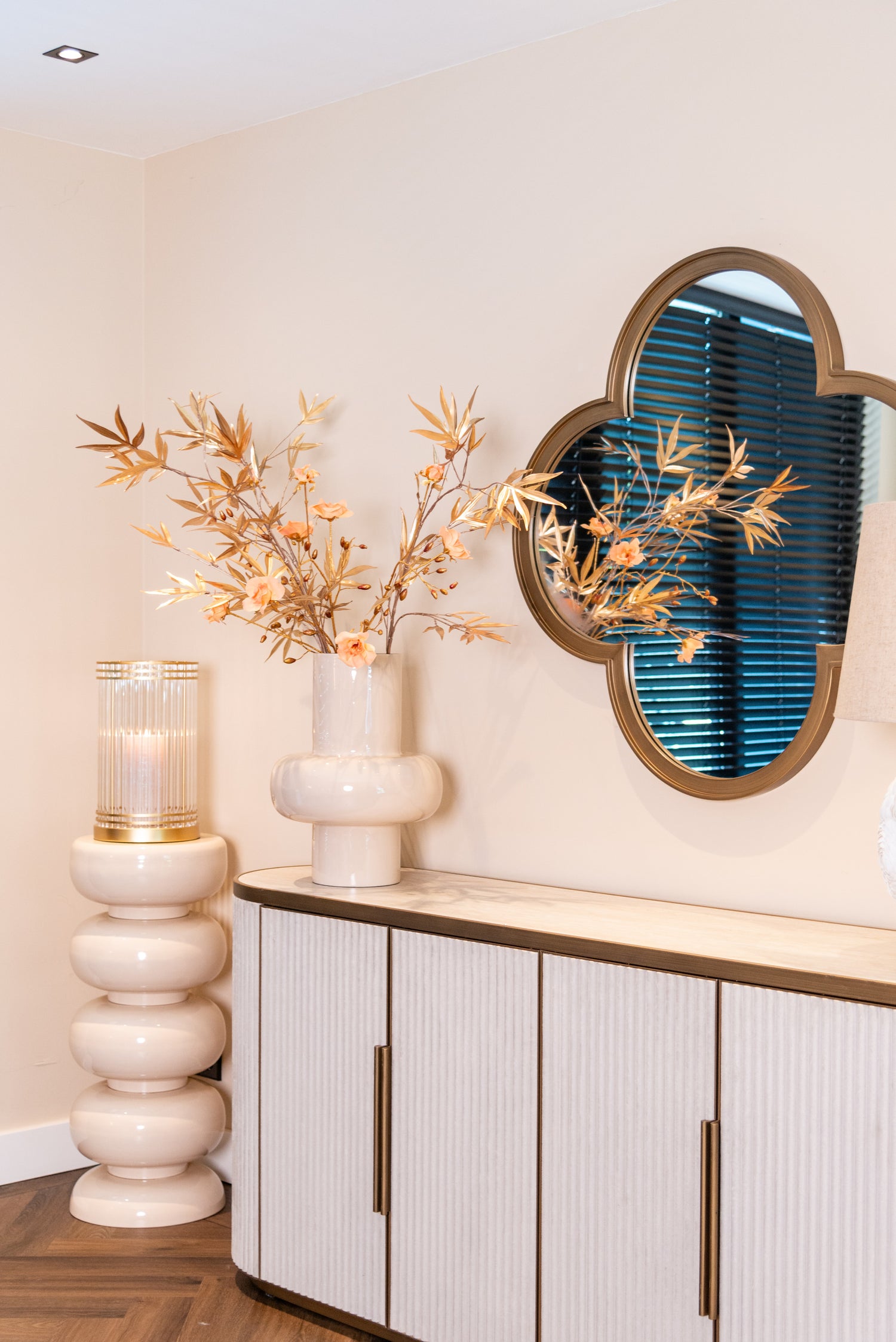 Richmond Interiors Vase Benice tapioca small
