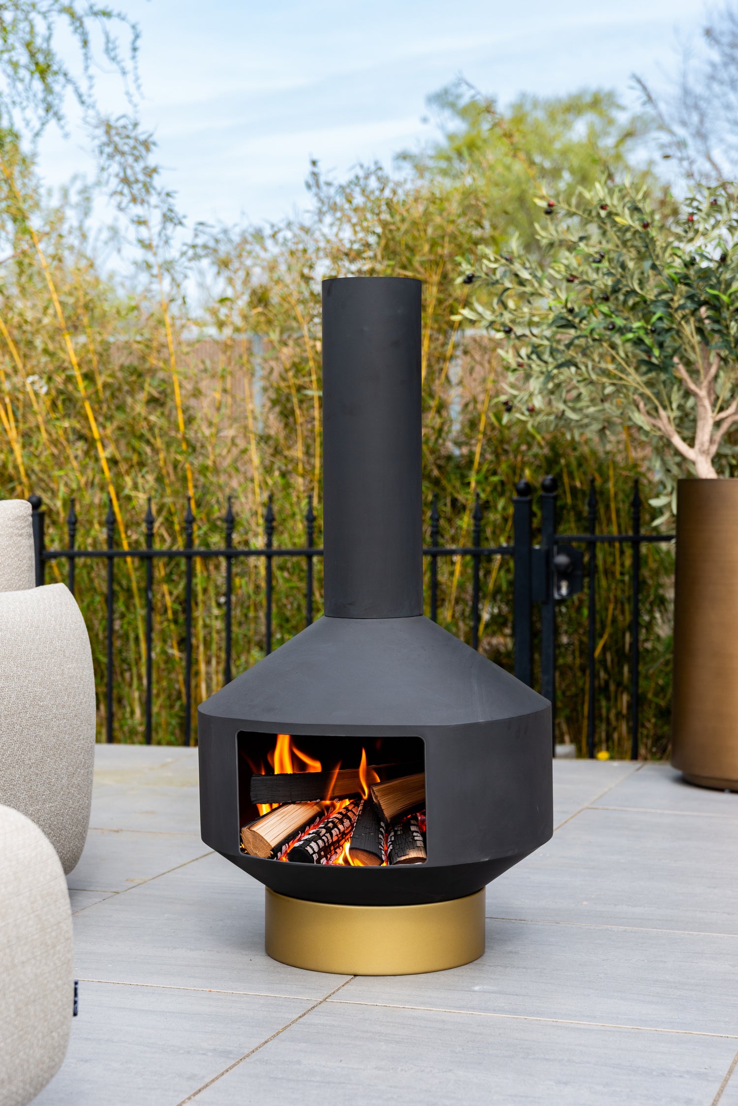 Richmond Interiors Feuerschale Quinn black Feuerschale Richmond Interiors