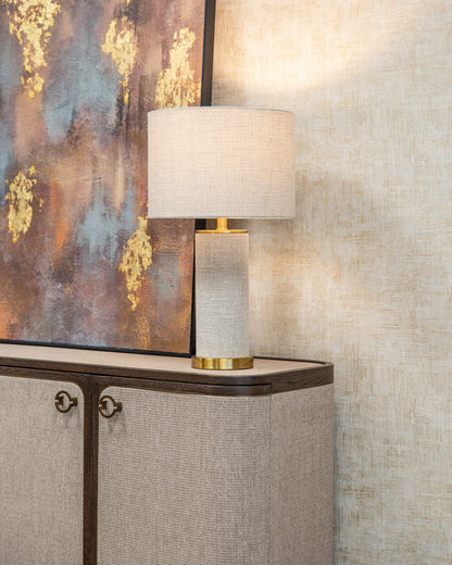 Richmond Interiors Tischlampe Joline beige Tischlampe Richmond Interiors