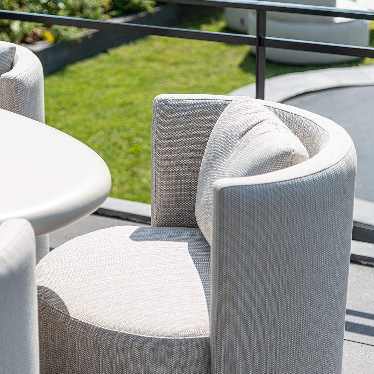 Richmond Interiors Outdoor Drehstuhl Marlin beige (22080 Beige) Outdoor Drehstuhl Richmond Interiors