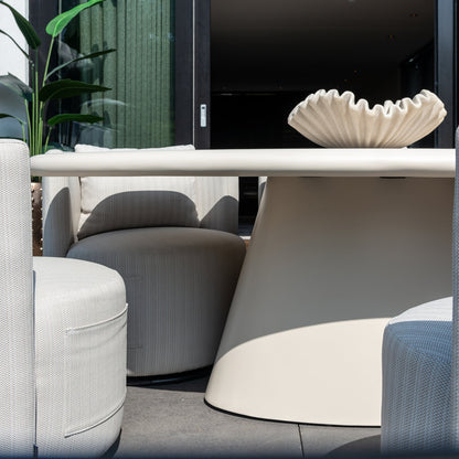 Richmond Interiors Esstisch Urban Bloom – Oval 220 cm (Sandstone, Indoor/Outdoor) Outdoor Esstisch oval Richmond Interiors