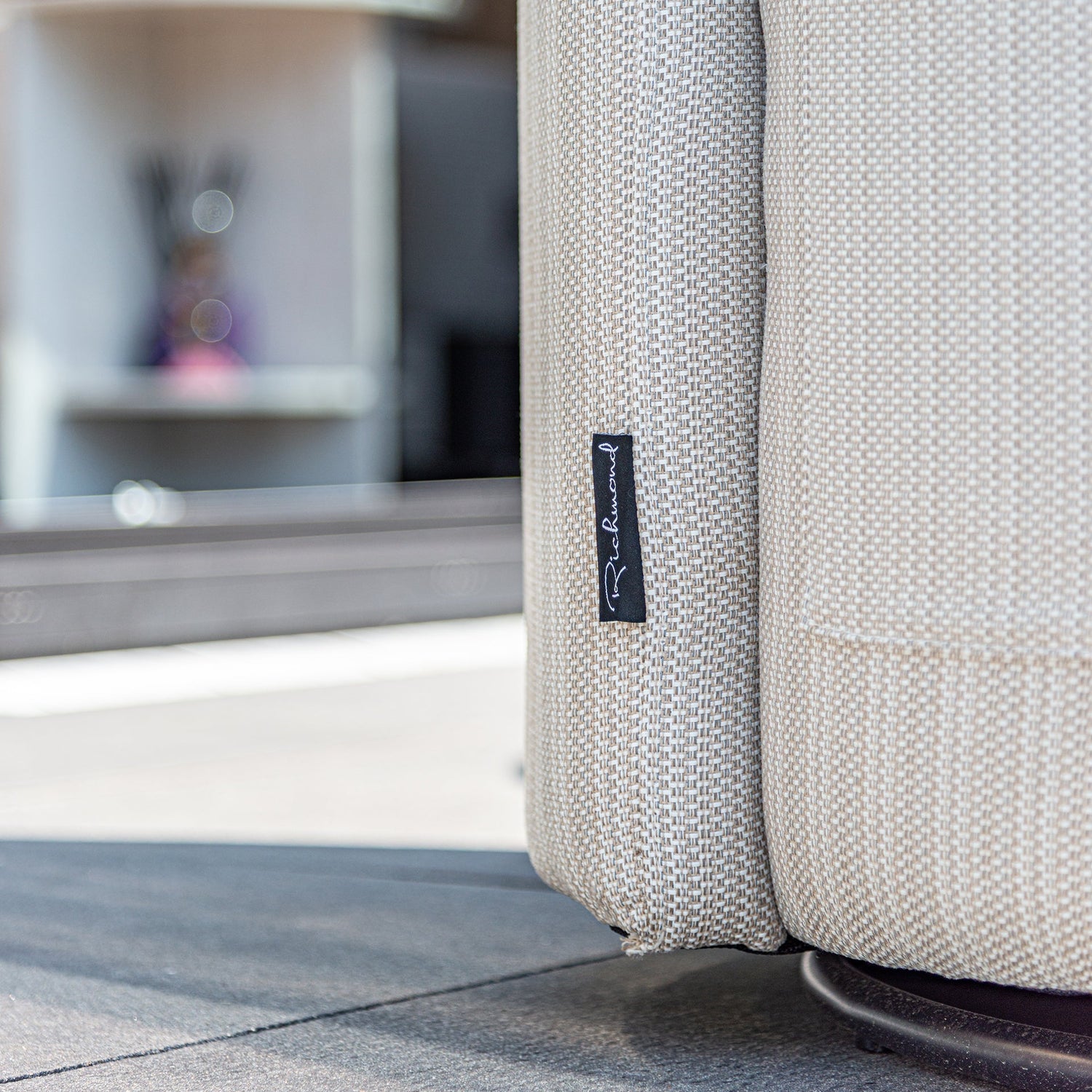 Richmond Interiors Outdoor Drehstuhl Marlin beige (22080 Beige) Outdoor Drehstuhl Richmond Interiors