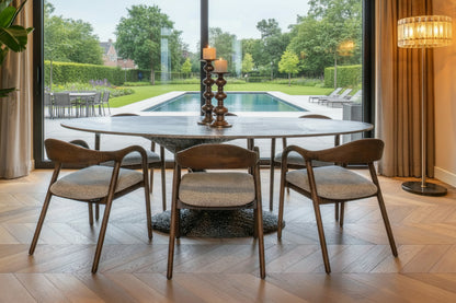 Richmond Interiors Esstisch Russo ash brown oval 235 Esstisch Richmond Interiors