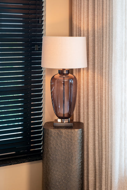 Richmond Interiors Tischlampe Monsoe smoke