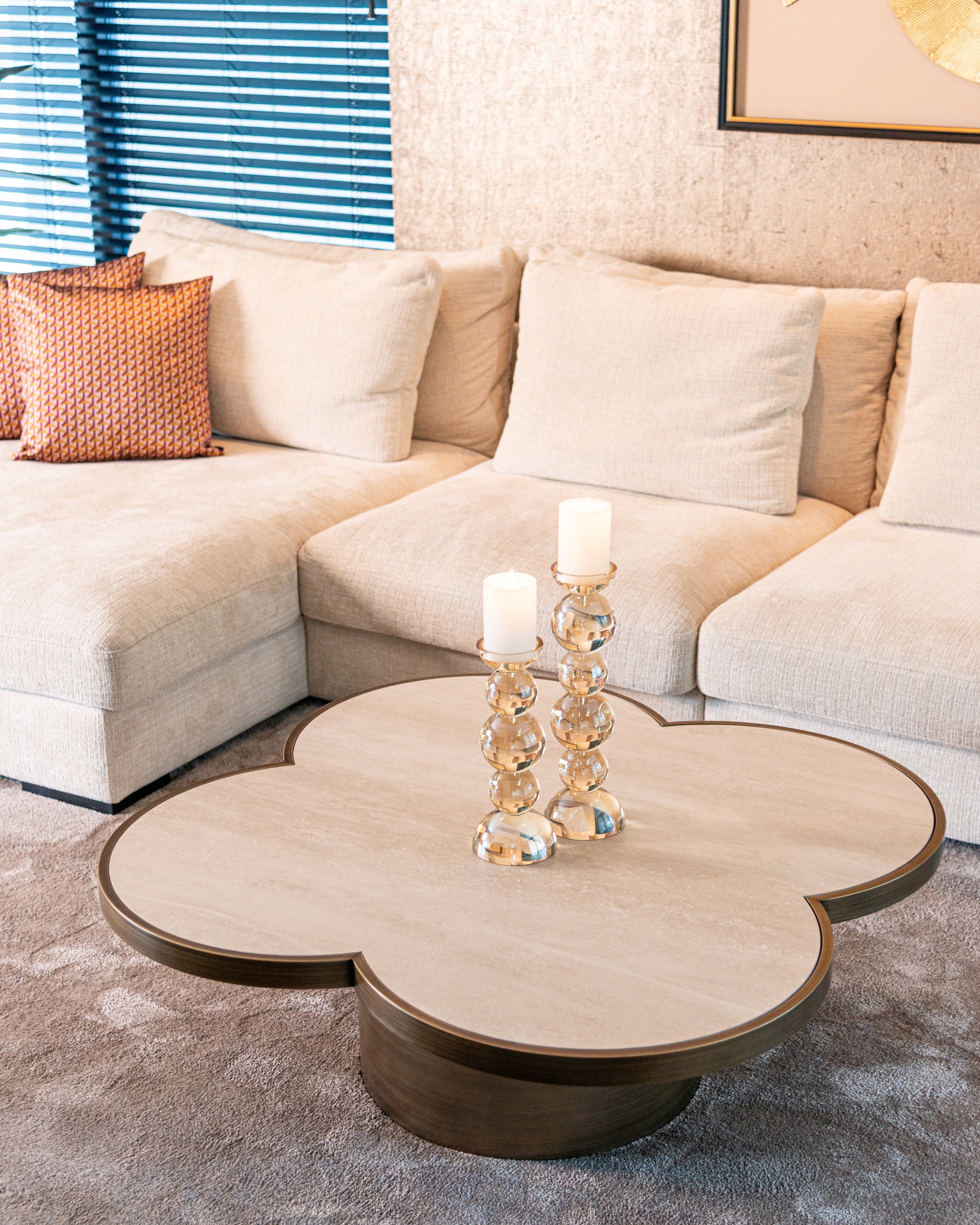 Richmond Interiors Kerzenhalter Emie brown small Kerzenhalter Richmond Interiors