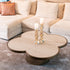 Richmond Interiors Couchtisch Clover (Beige) Couchtisch rund Richmond Interiors