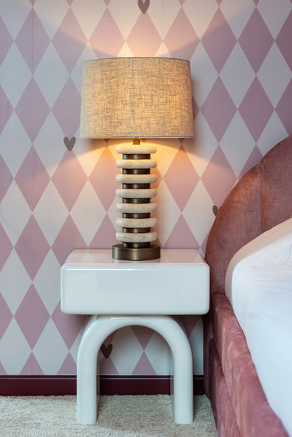 Richmond Interiors Tischlampe Blair natural Richmond Interiors