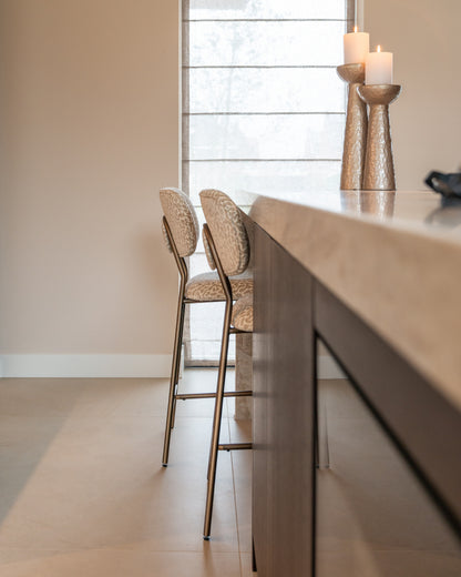 Richmond Interiors Kerzenhalter Juana beige small Kerzenhalter Richmond Interiors