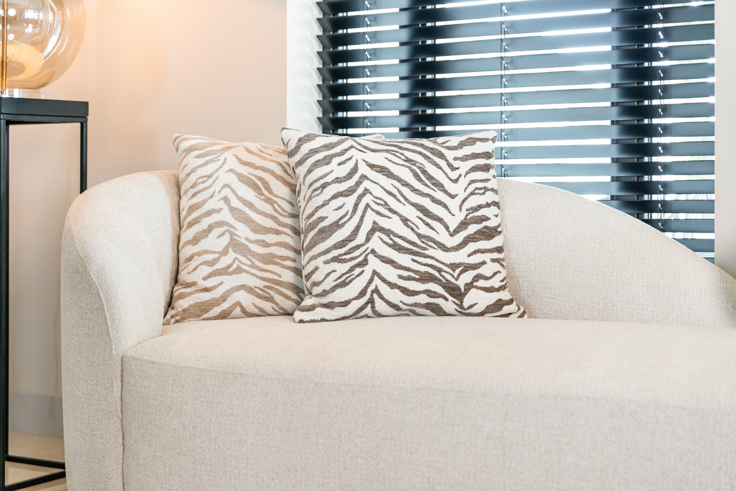 Richmond Interiors Kissen Tara taupe tiger