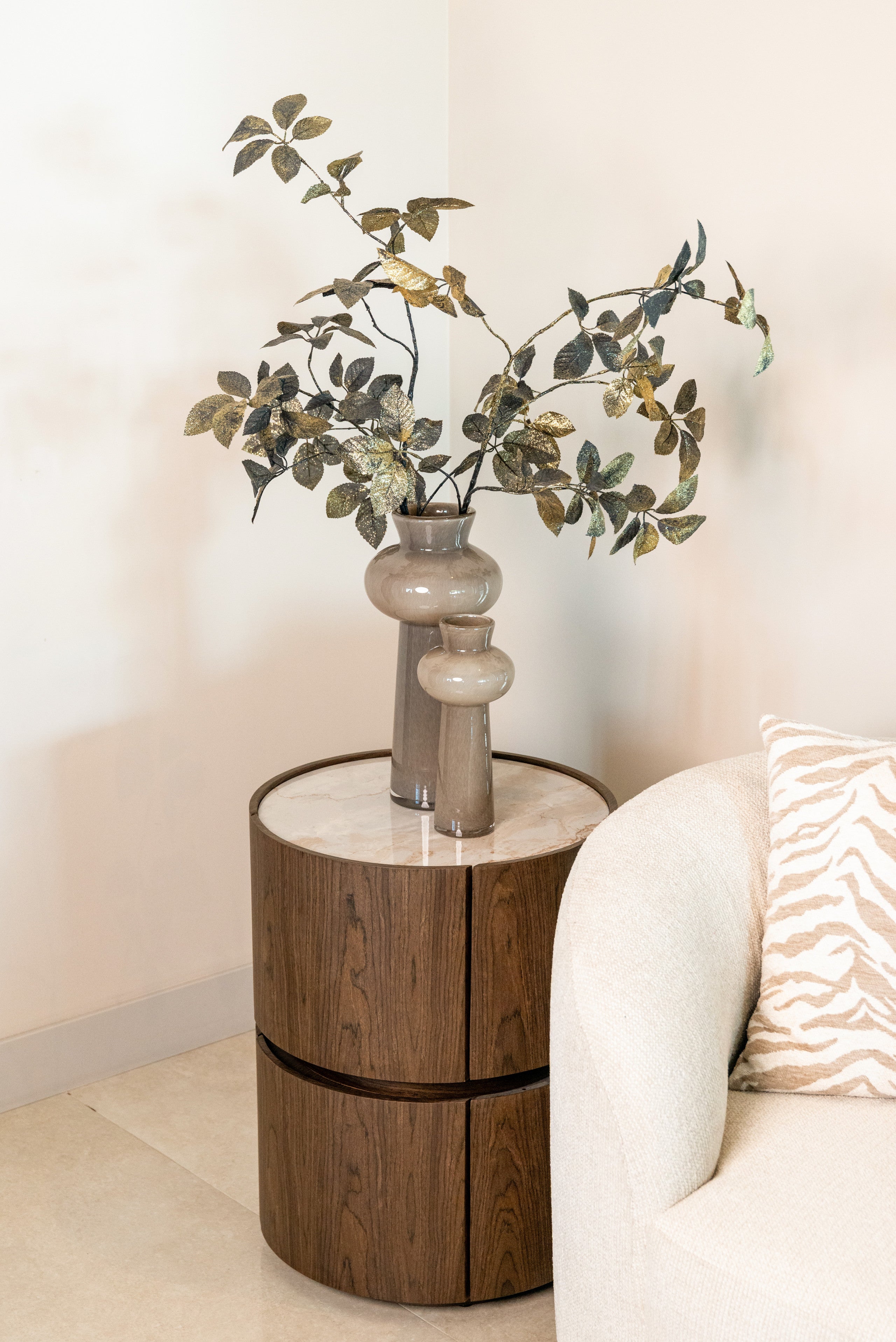 Richmond Interiors Vase Lunor taupe large Vase Richmond Interiors