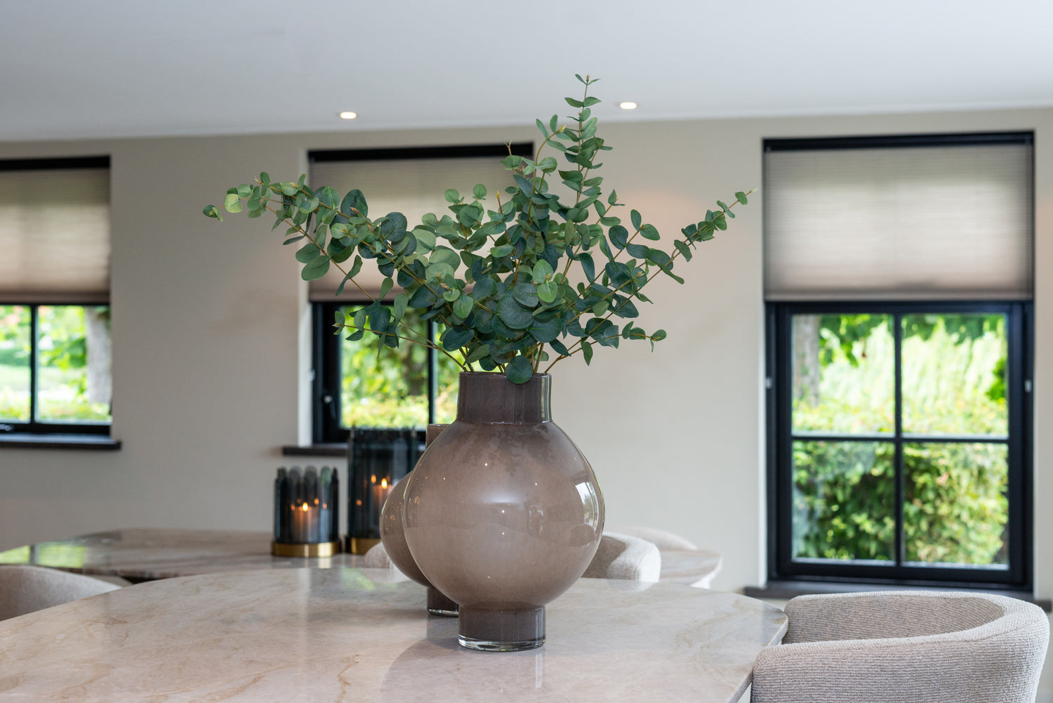 Richmond Interiors Vase Celina brown small