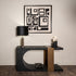 Richmond Interiors Konsolentisch Bazel (Black/gold) Konsolentisch Richmond Interiors