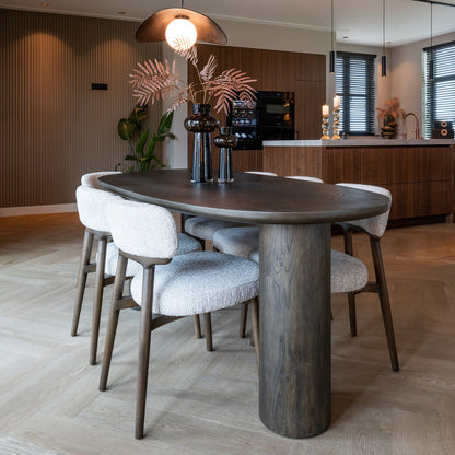 Richmond Interiors – Esszimmerstuhl Basker natural linear (2er-Set) 2er-Set Esszimmerstühle Richmond Interiors