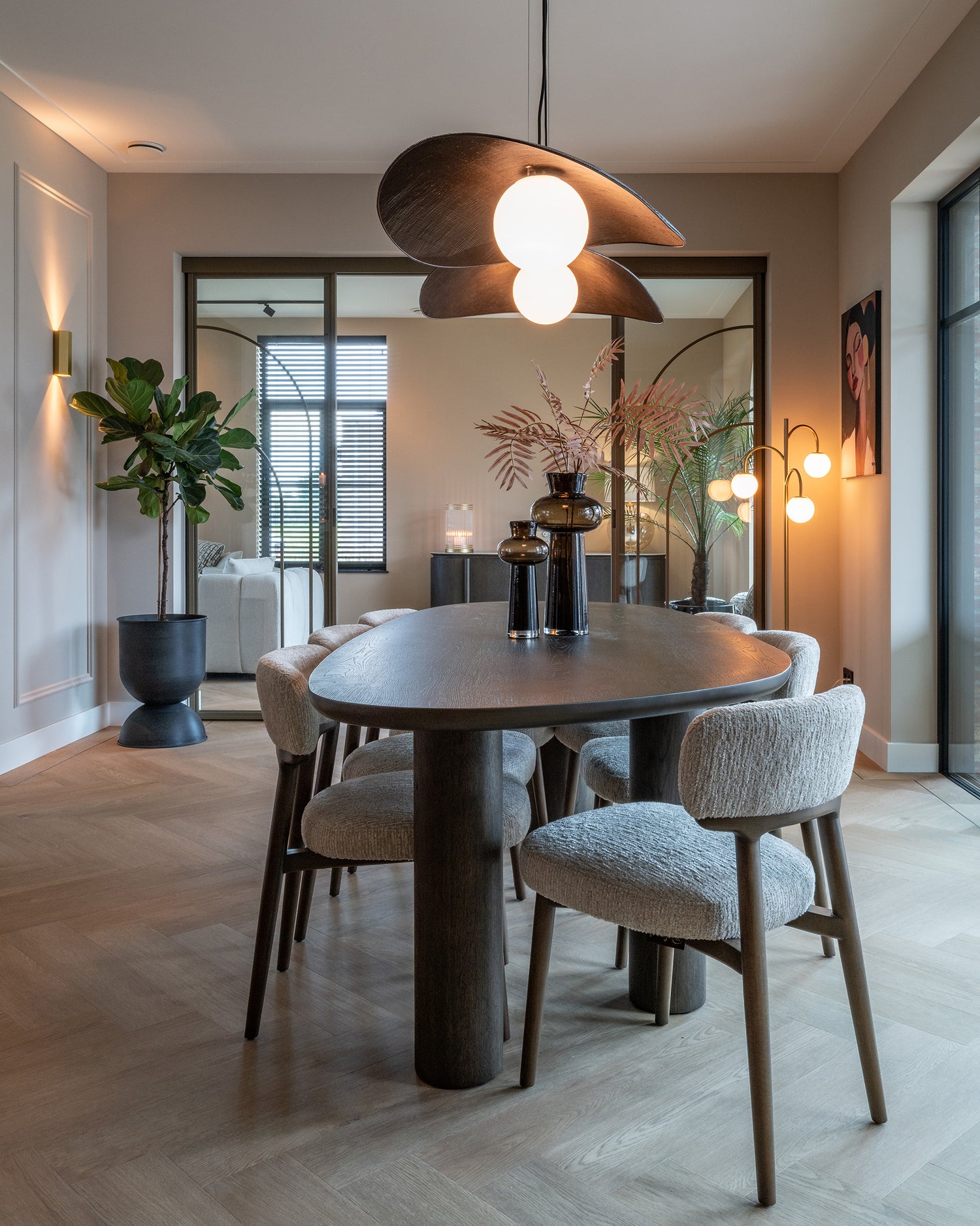 Richmond Interiors – Esstisch Ellington brown 230 Esstisch oval Richmond Interiors