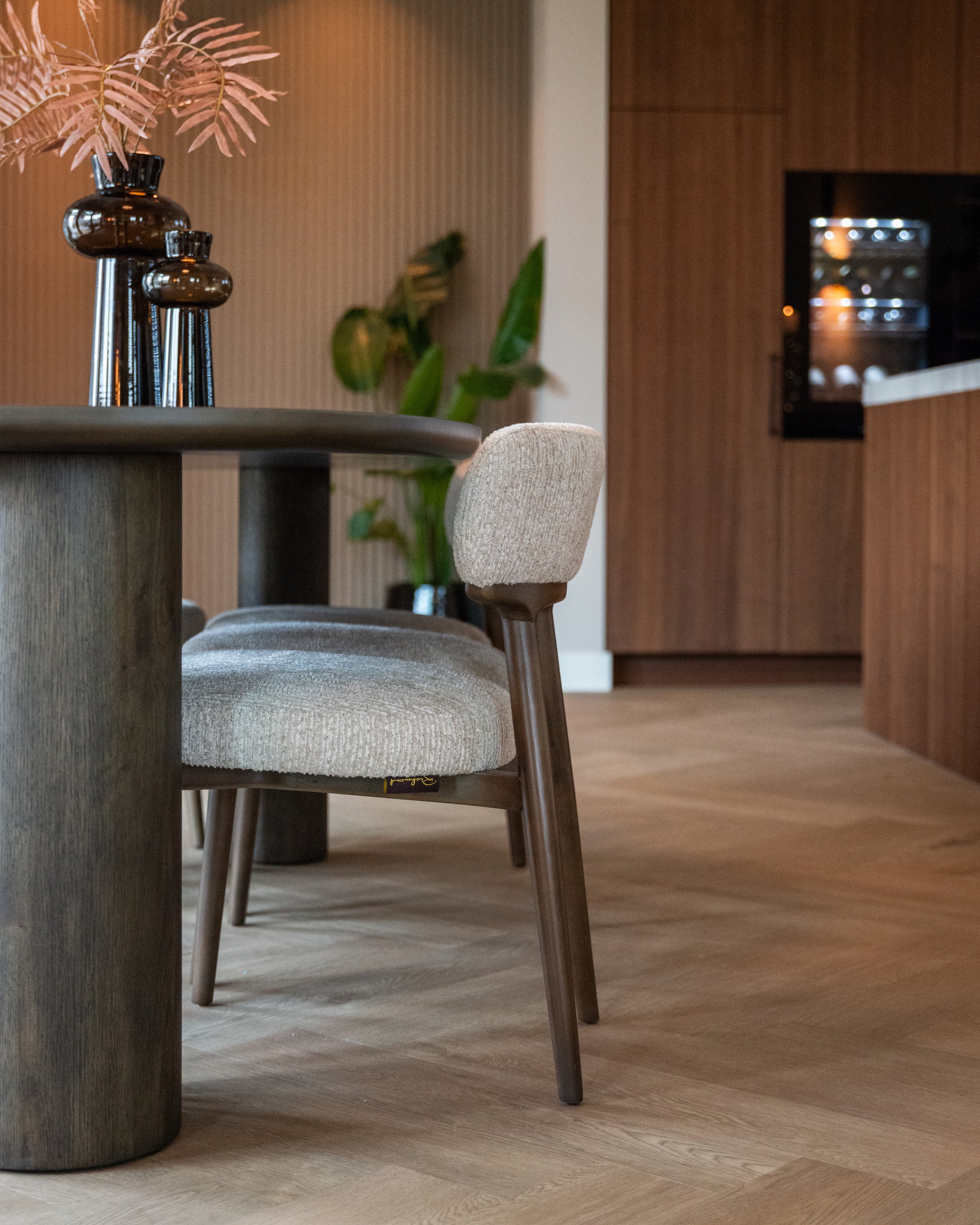 Richmond Interiors Esszimmerstuhl Basker natural linear (Set of 2) Esszimmerstuhl Richmond Interiors