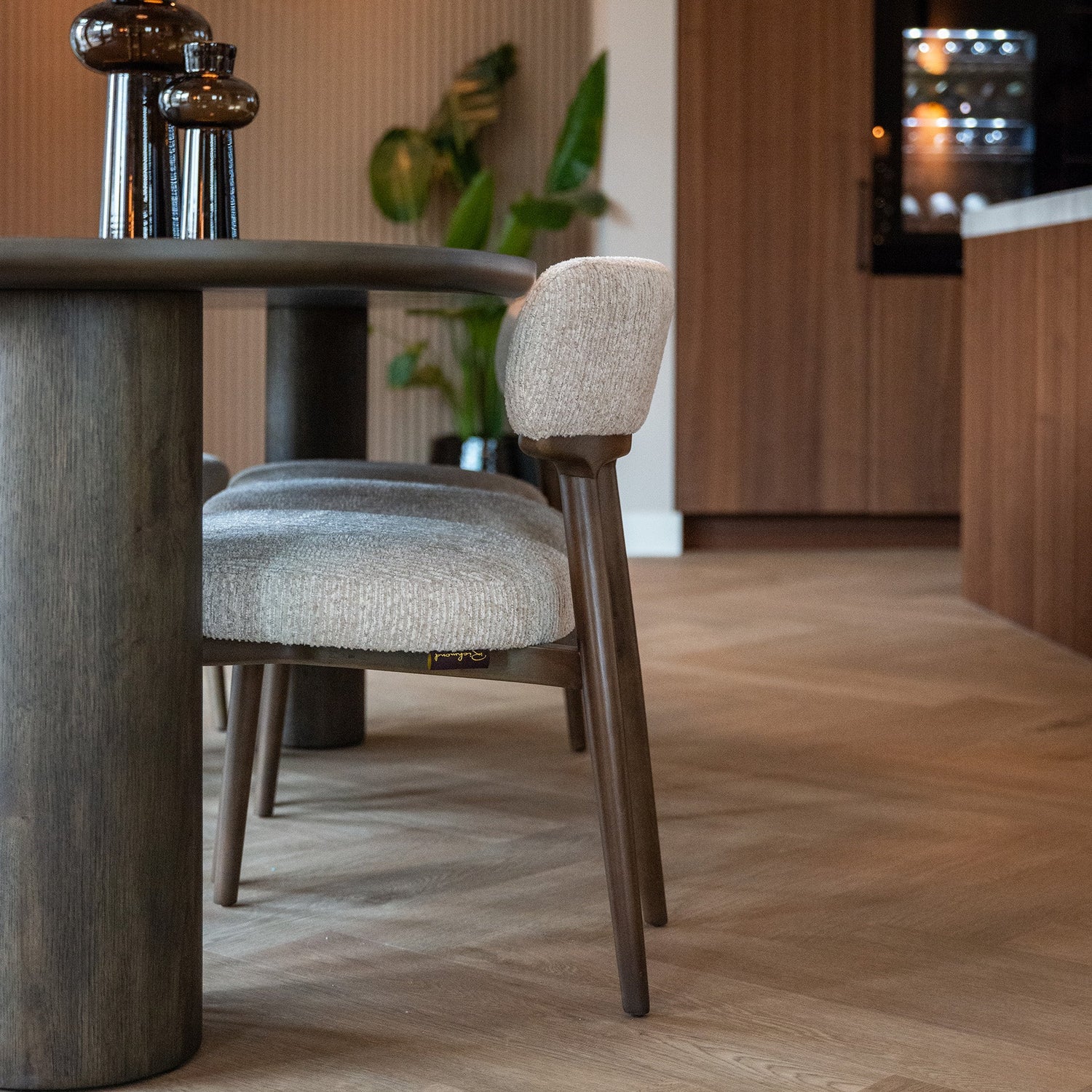 Richmond Interiors – Esszimmerstuhl Basker natural linear (2er-Set) 2er-Set Esszimmerstühle Richmond Interiors