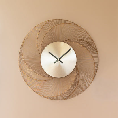 Richmond Interiors – Wanduhr Denver Gold Wanduhr Richmond Interiors