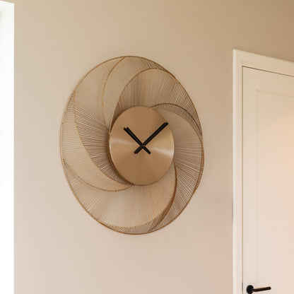 Richmond Interiors – Wanduhr Denver Gold Wanduhr Richmond Interiors