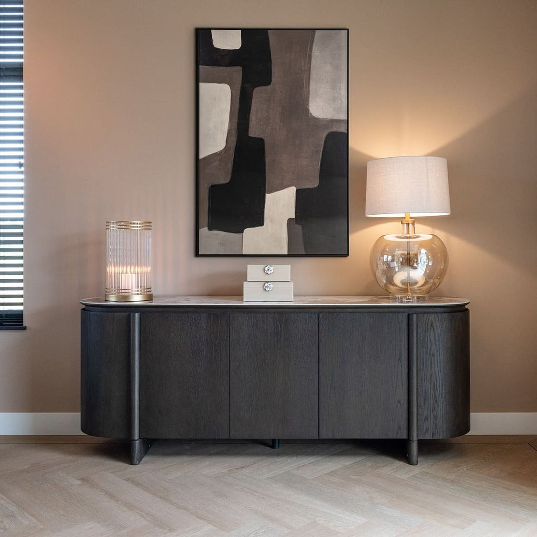 Richmond Interiors – Wandbild Mirage Brown Right