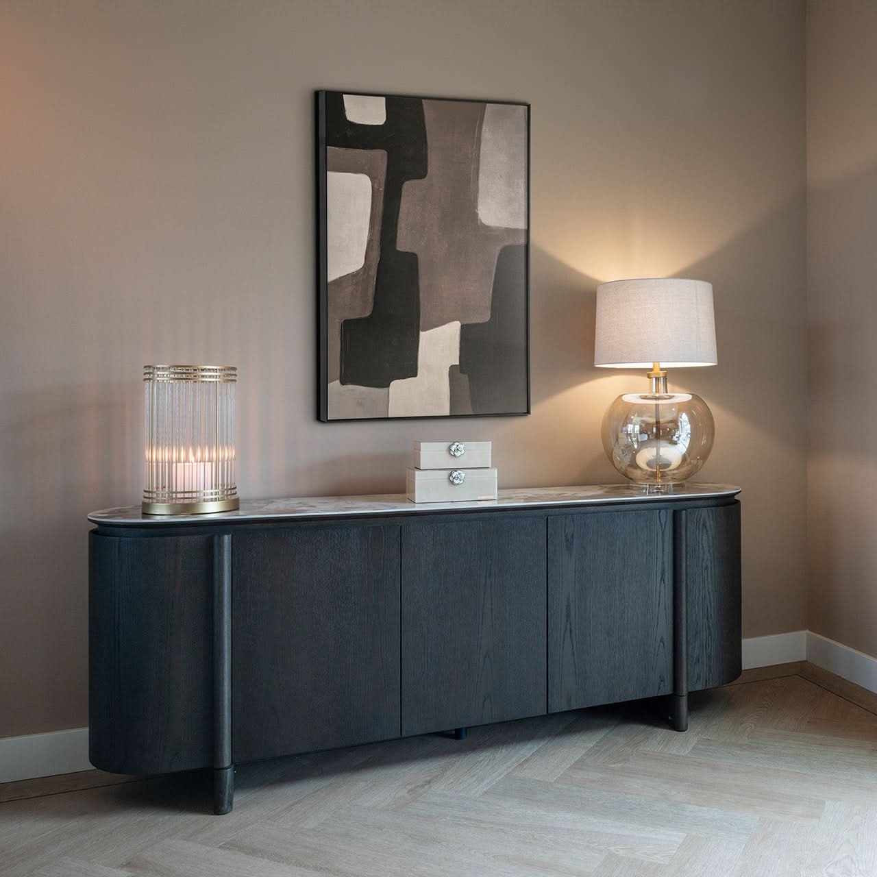 Richmond Interiors – Tischleuchte Jazzy Amber Tischlampe Richmond Interiors