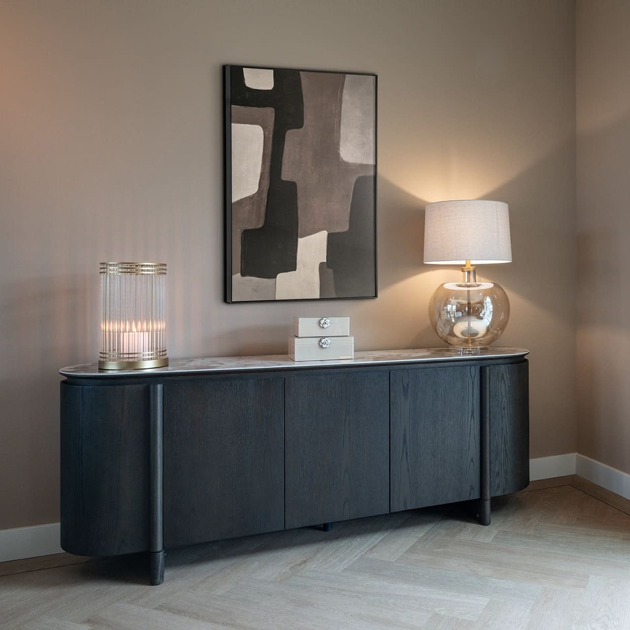 Richmond Interiors – Wandbild Mirage Brown Right Wandbild Richmond Interiors