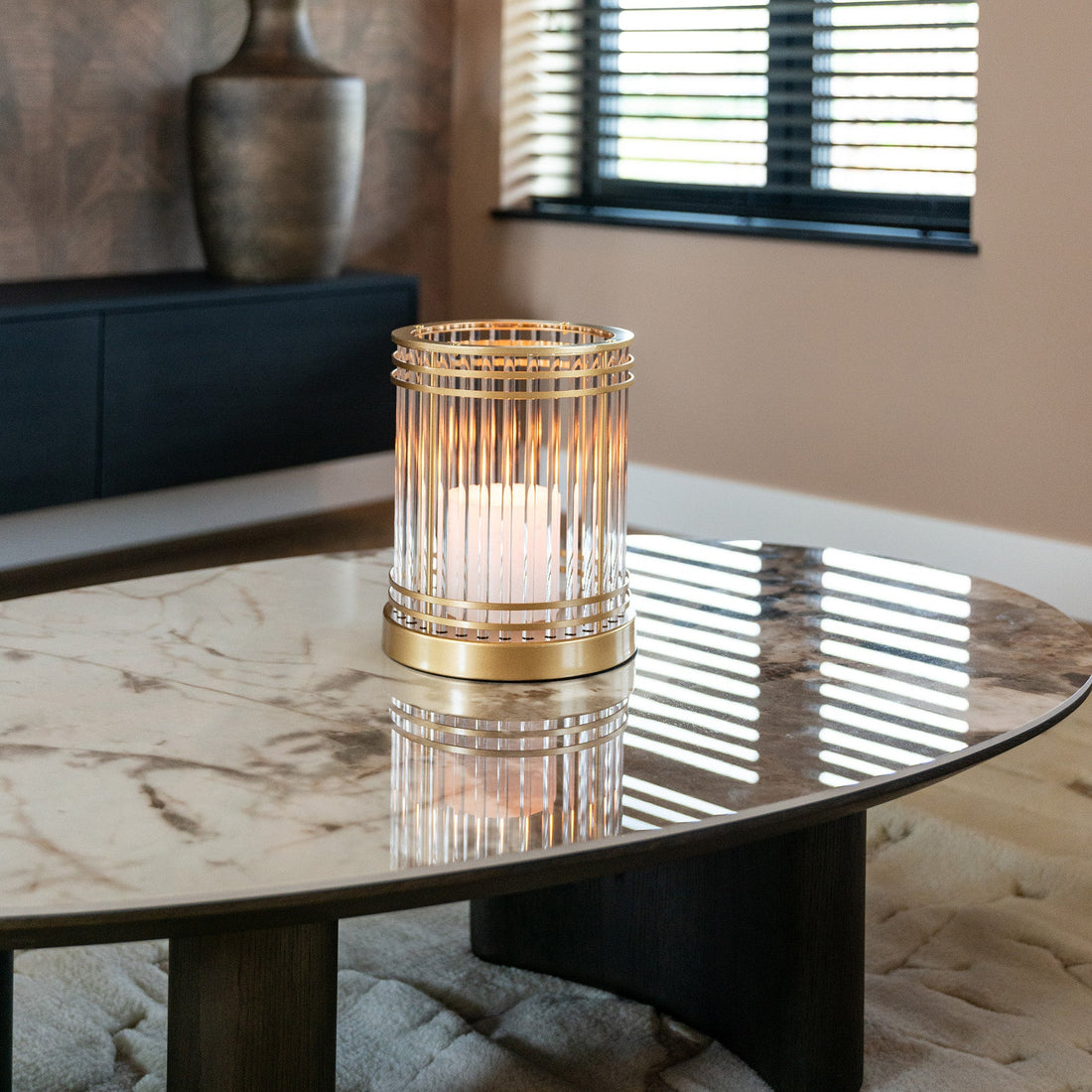 Richmond Interiors – Couchtisch Langford Brown Couchtisch oval Richmond Interiors